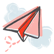 paper plane illustration
